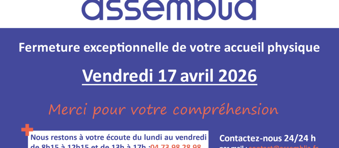 Fermeture exceptionnelle