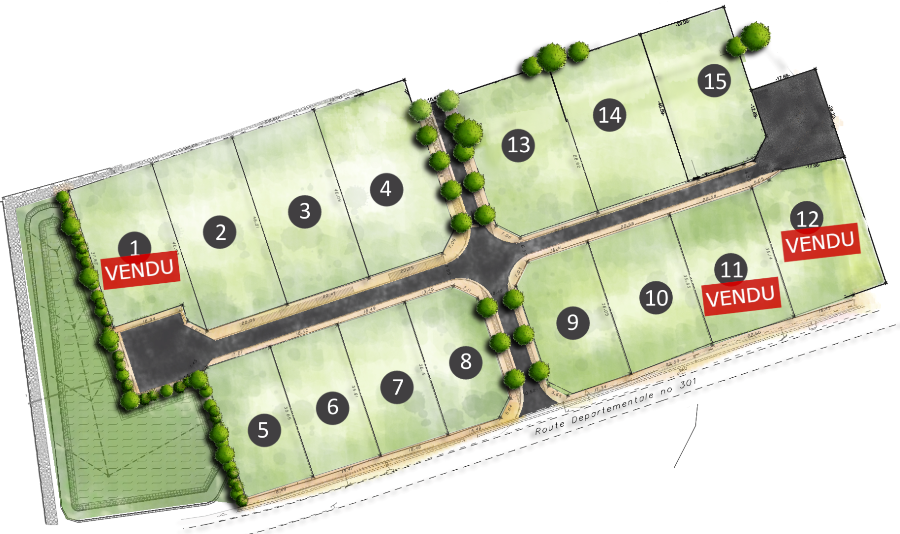 Plan du terrain