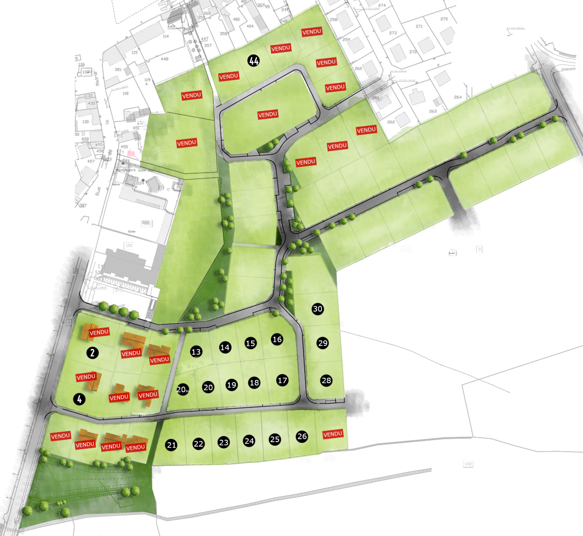 Plan du terrain