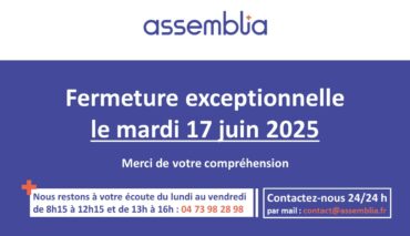Fermeture exceptionnelle