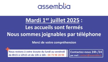 Fermeture exceptionnelle