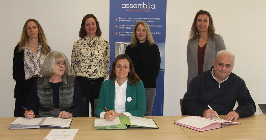 Assemblia et l’association AVEC France Victimes 63 officialisent leur partenariat  pour faciliter le relogement des femmes victimes de violences intra-familiales