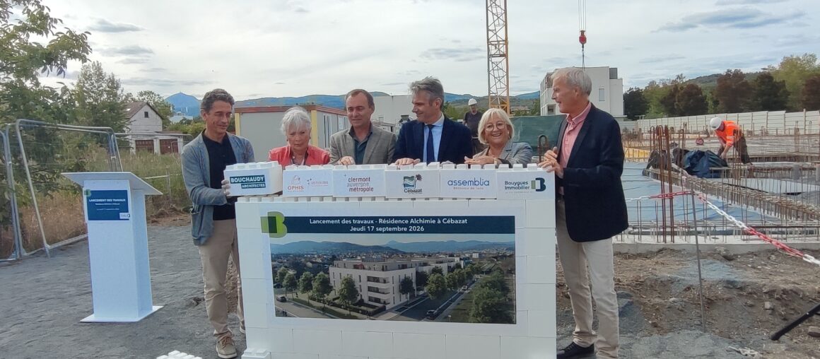 La résidence Alchimie commence à prendre vie à Cébazat !
