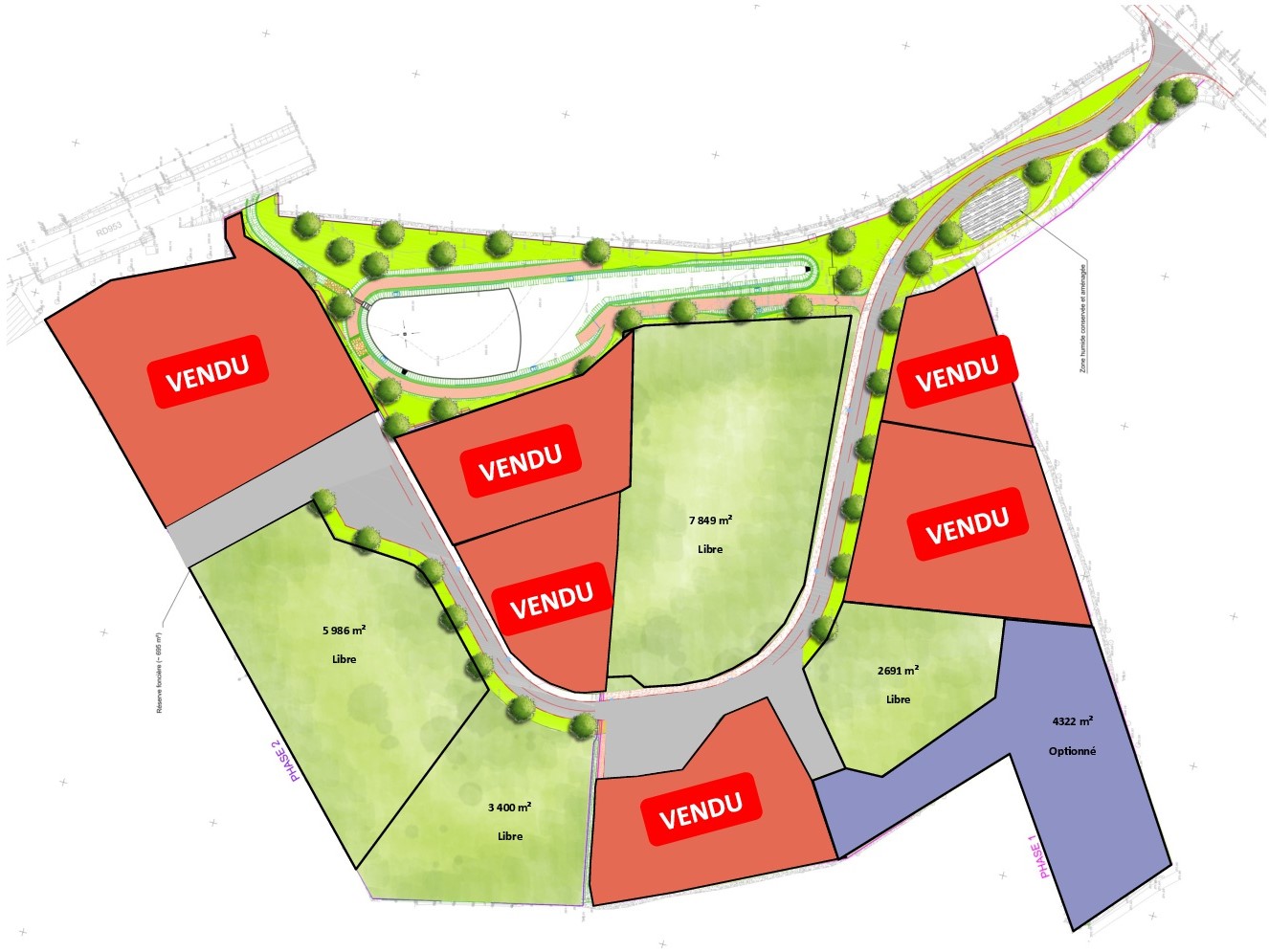 Plan du terrain