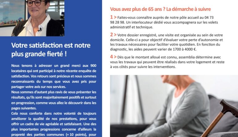 Zoom sur le dernier numéro de Voisinage, le magazine des locataires assemblia
