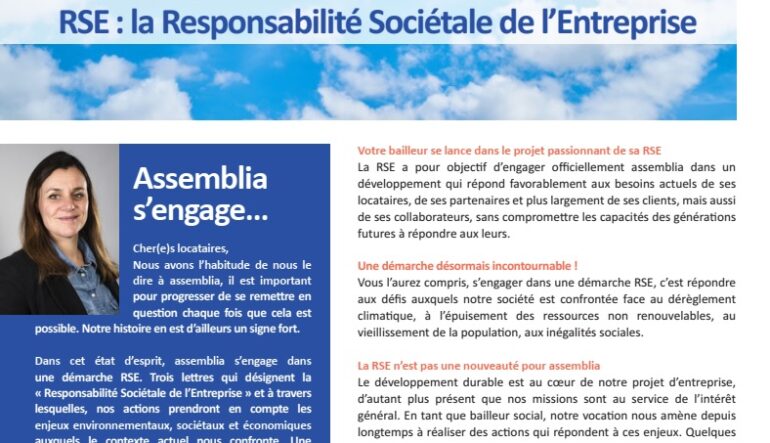 Zoom sur le dernier numéro de Voisinage, le magazine des locataires assemblia