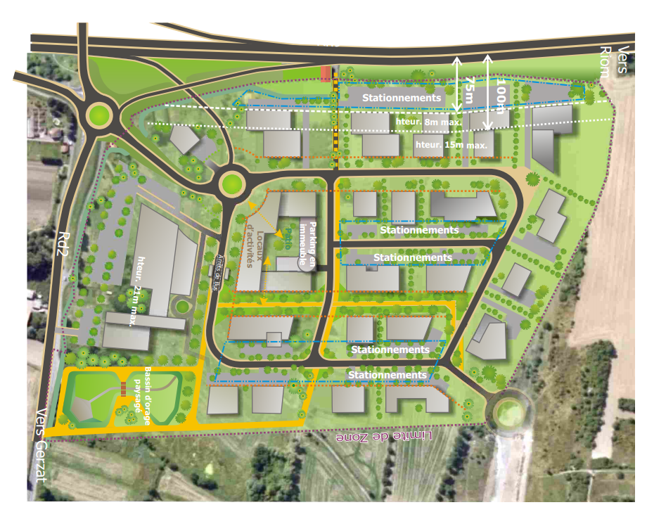 Plan du terrain